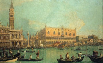 ドゥカーレ宮殿とサンマルコ・カナレット広場 Oil Paintings